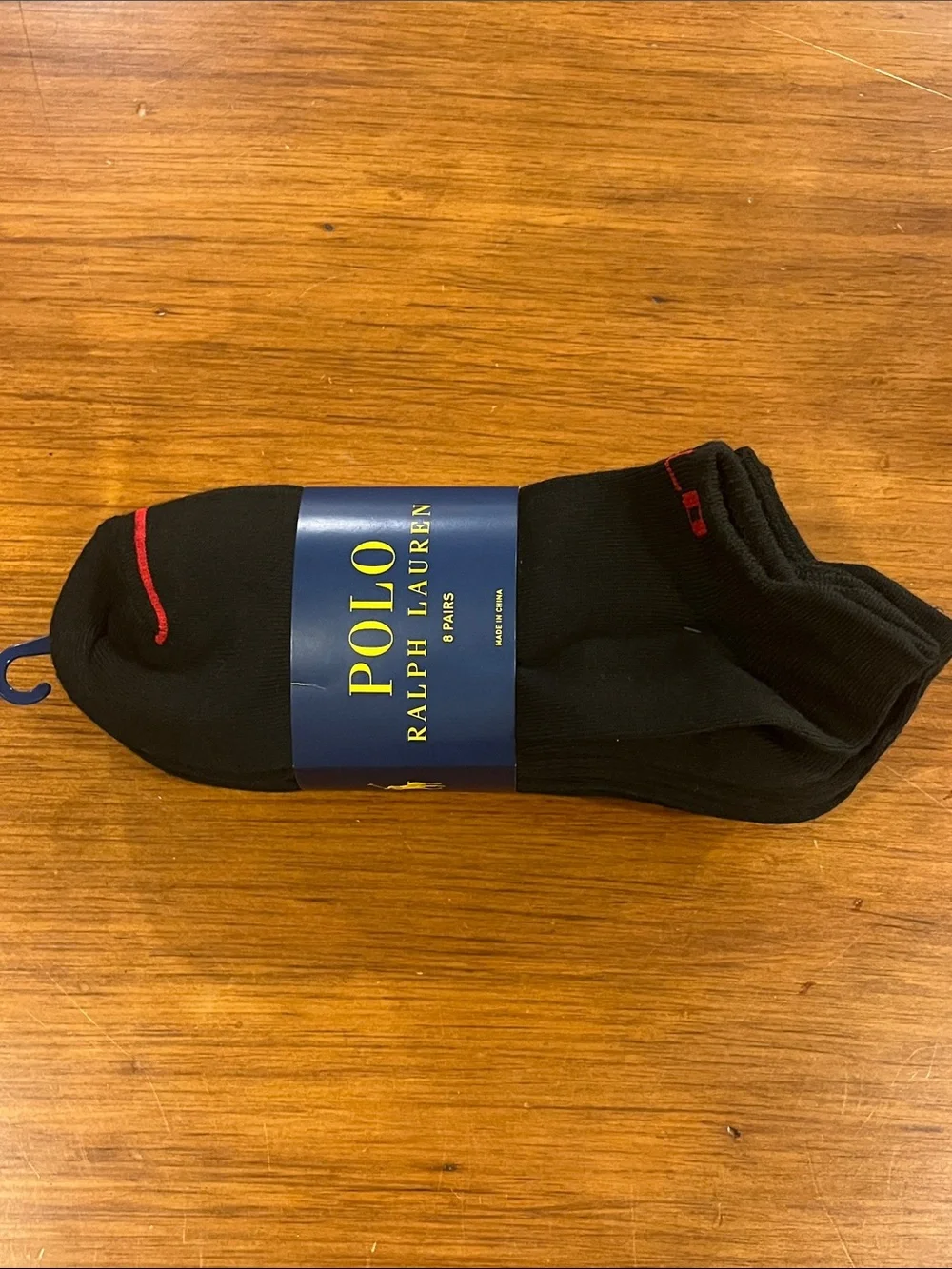 Polo Ralph Lauren Low Socks x 8 Pair black new Mens Shoe Size 6-12.5